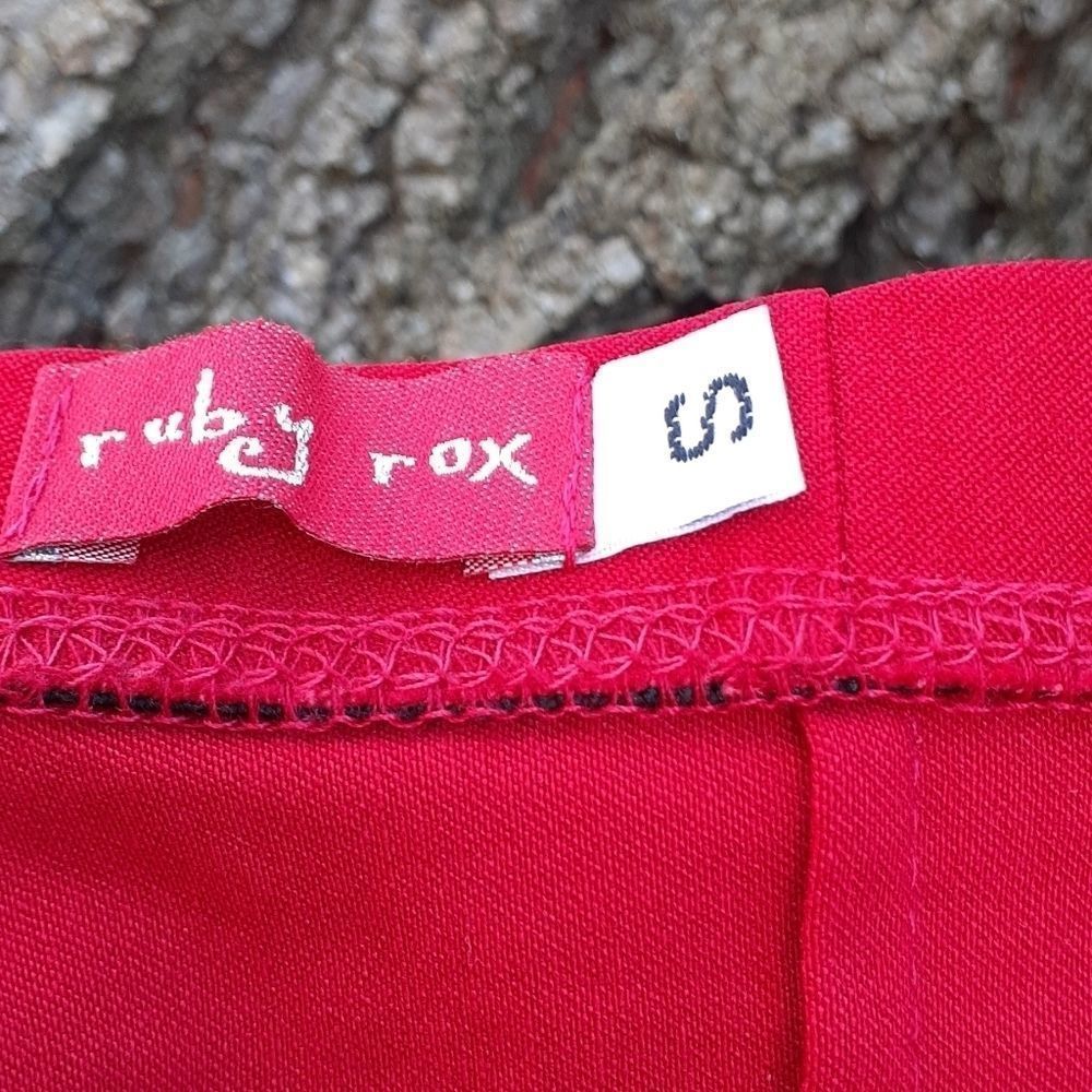 Ruby Rox Red Strapless Bandage Bodycon Dress‎ Small - Picture 5 of 5